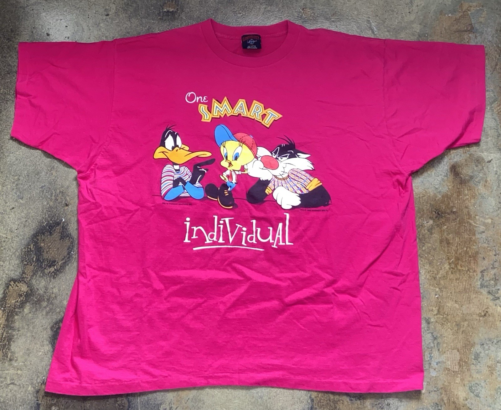 Vintage 1995 Tweety Bird, Looney Tunes “One Smart Individual” Shirt Size 3XL