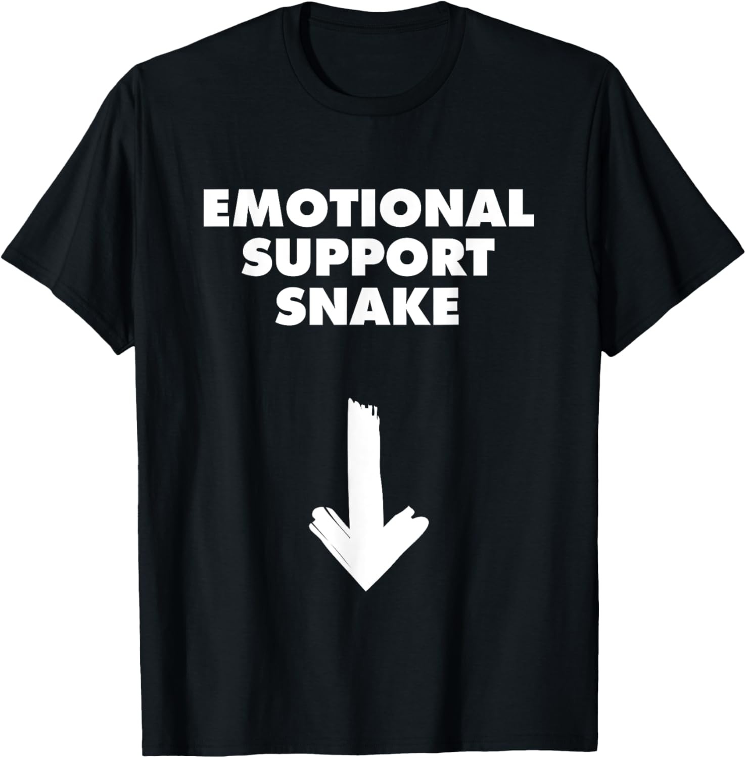Mens Emotional Support Snake Funny Dirty Humor Adults T-Shirt gallery