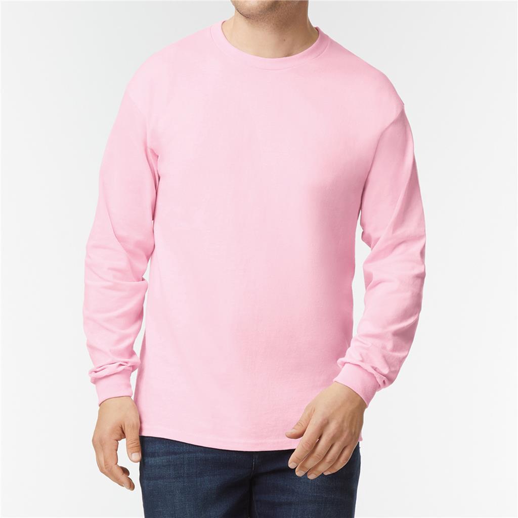 Gildan Mens Plain Long Sleeve Crew Neck Ultra Cotton T Shirts, Tops | S-2XL gallery