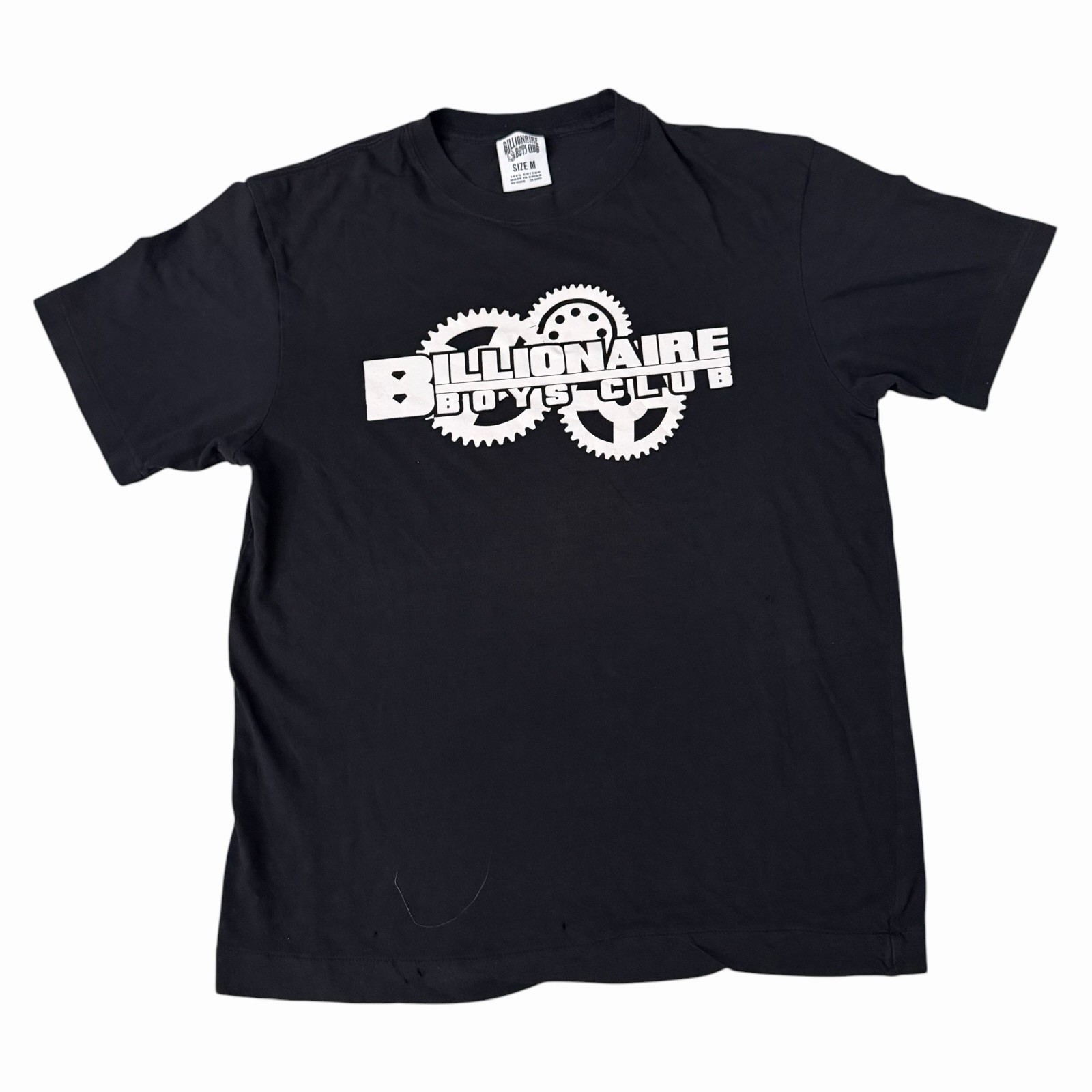 VTG Billionaire Boys Club Gears Graphic T Shirt Mens Medium Single Stitch FLAWED