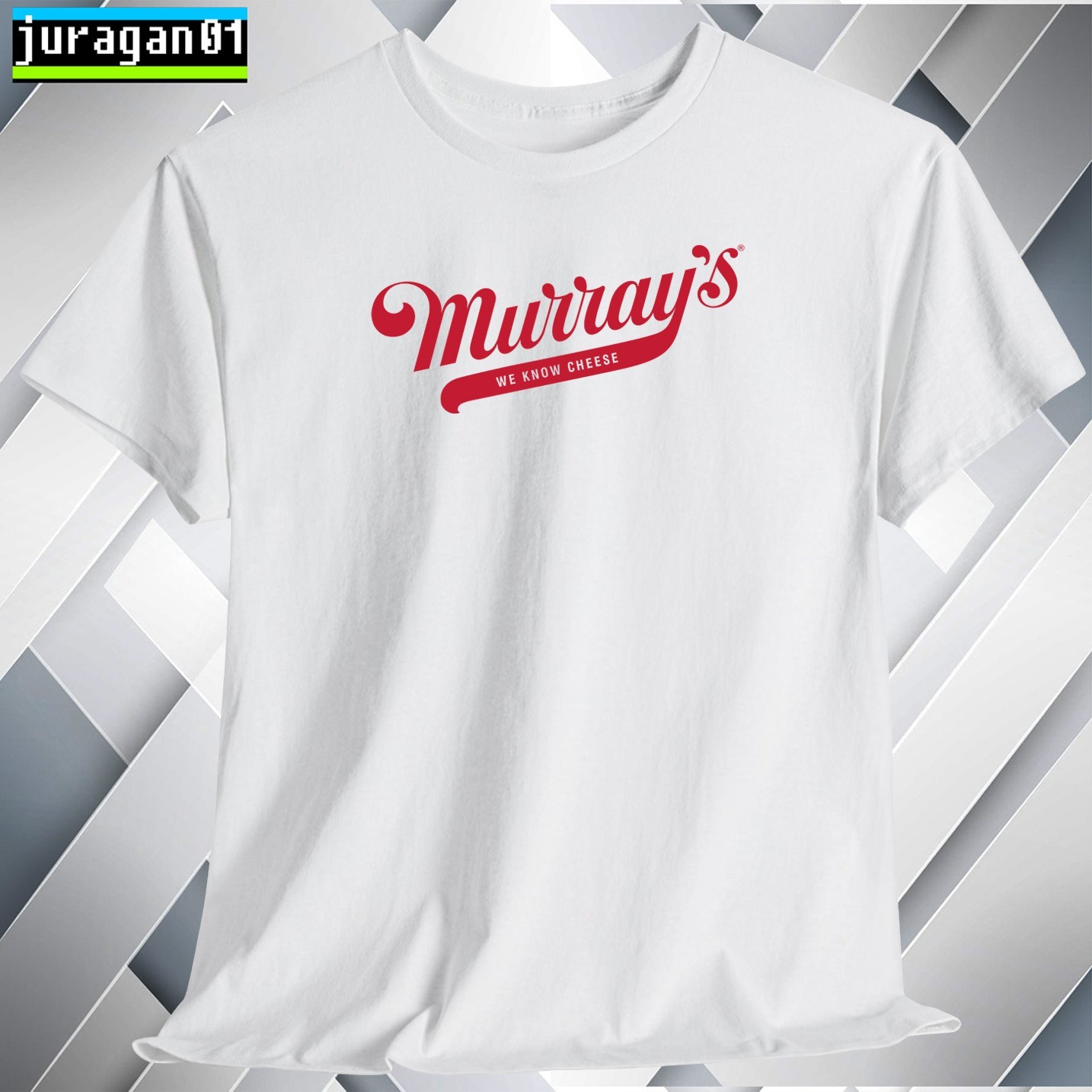 Murray's Cheese T-Shirt Logo Black/Gray/Blue/Red/White/Choc S to 5XL Made in USA gallery