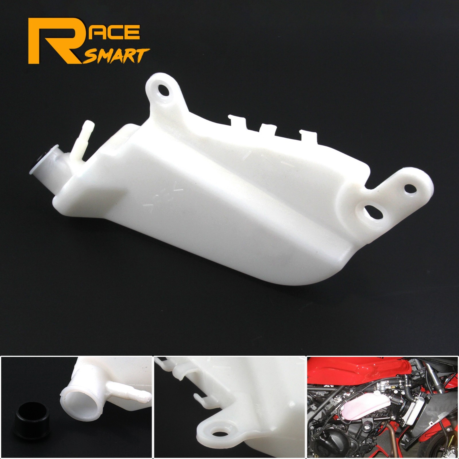 For Yamaha R1 2002 2003 Coolant Reservoir Tank Radiator Overflow Bottle With Cap