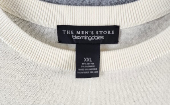 The Men's Store at Bloomingdale's Cashmere Blend Sweater Tee XXL Cannoli S/S gallery