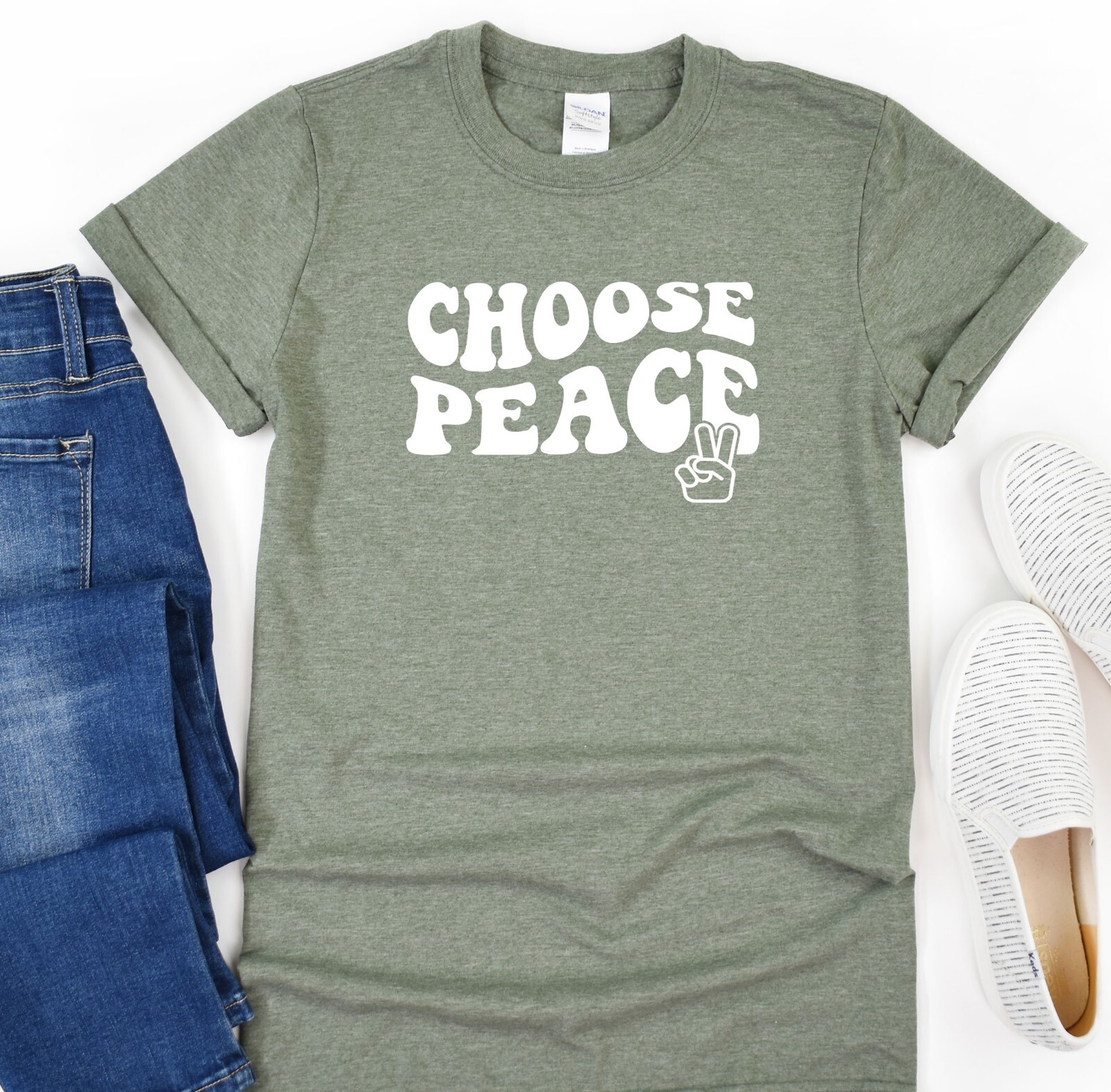 Choose Peace Shirt, No War Tshirt, Gift Tee, Activist Tshirt gallery