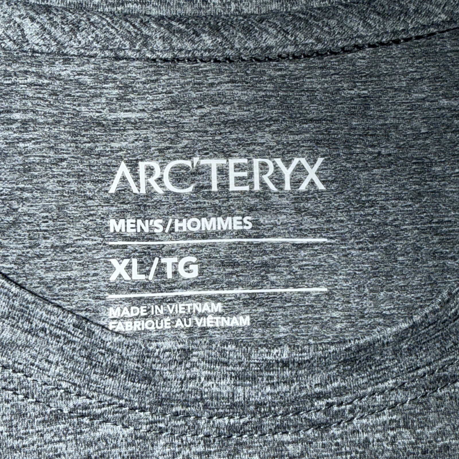 Arcteryx Cormac T-Shirt Men's XL Gray Archaeopteryx Logo Gorpcore Skeleton gallery
