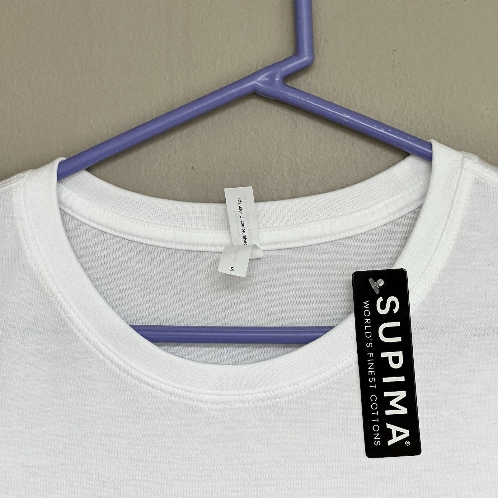 Original Favorites 100% Supima Cotton - White Small T Shirt Blank - New gallery