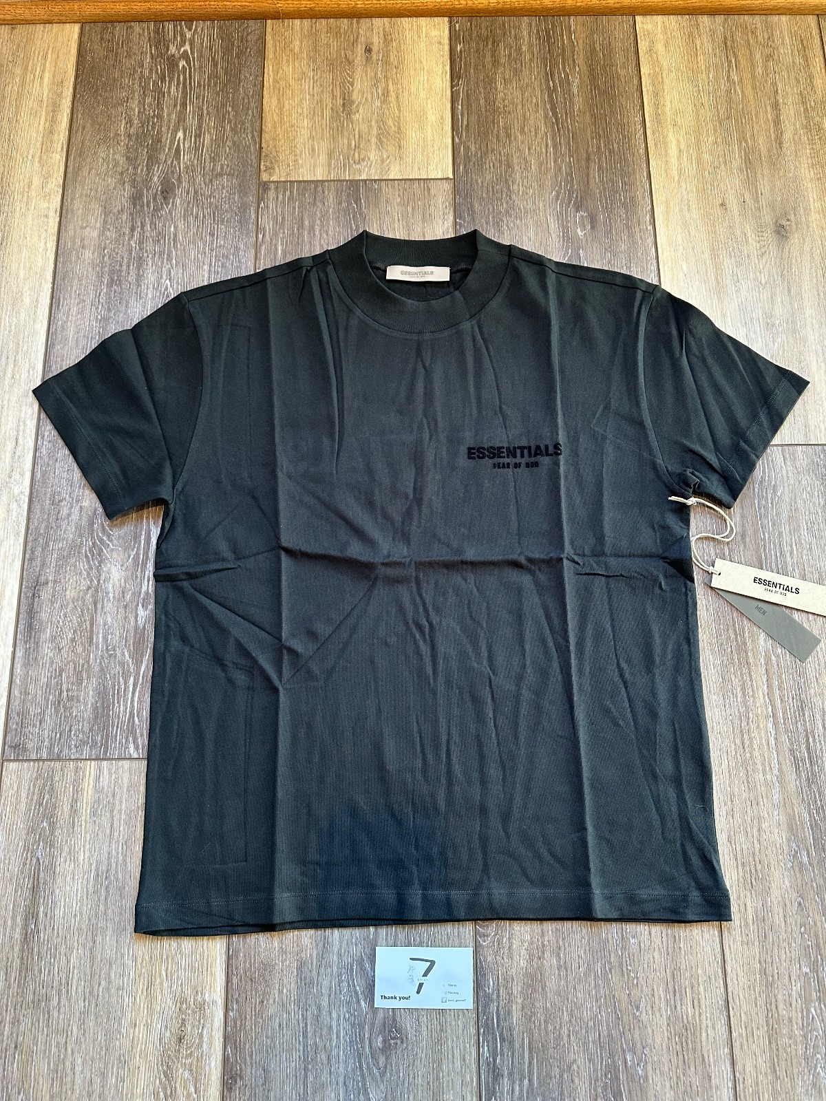 Fear of God Essentials Black Short Sleeve T-Shirt Sizes: XS-XL gallery