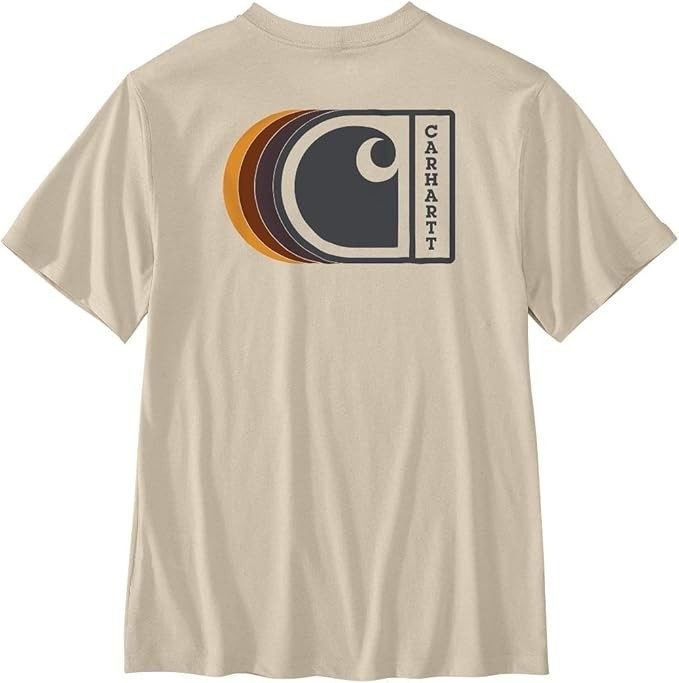 Carhartt Men's Relaxed Fit Lightweight Short-Sleeve C Back Graphic T-Shirt Tee gallery