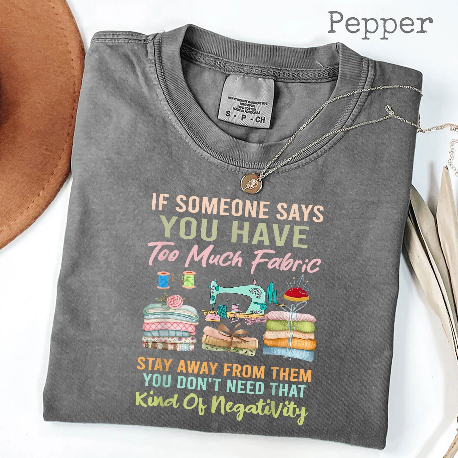 Too Much Fabric Sewing Quilting Humor Shirt, Quilter Funny T-Shirt Tee gallery
