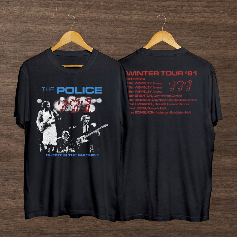 The Police Ghost In The Machine Winter Tour 81 Shirt, Vintage The Police Shirt gallery