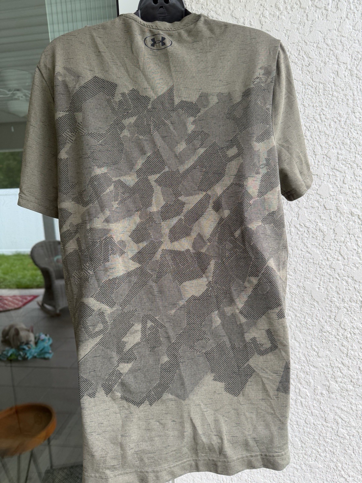 Under Armour Men's Green Camouflage Fitted Crew Neck Short Sleeve T-Shirt Size M gallery