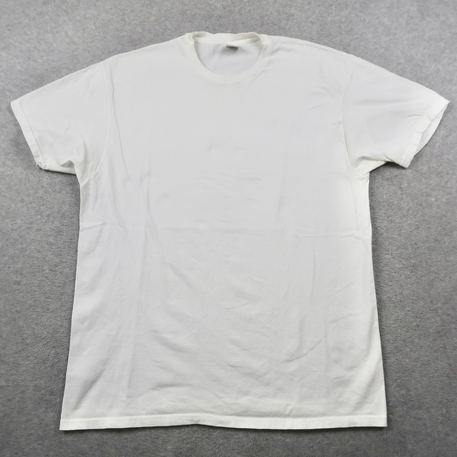 Vintage Kirkland Signature Select Mens XL White Combed Cotton Crew Neck T-Shirt gallery