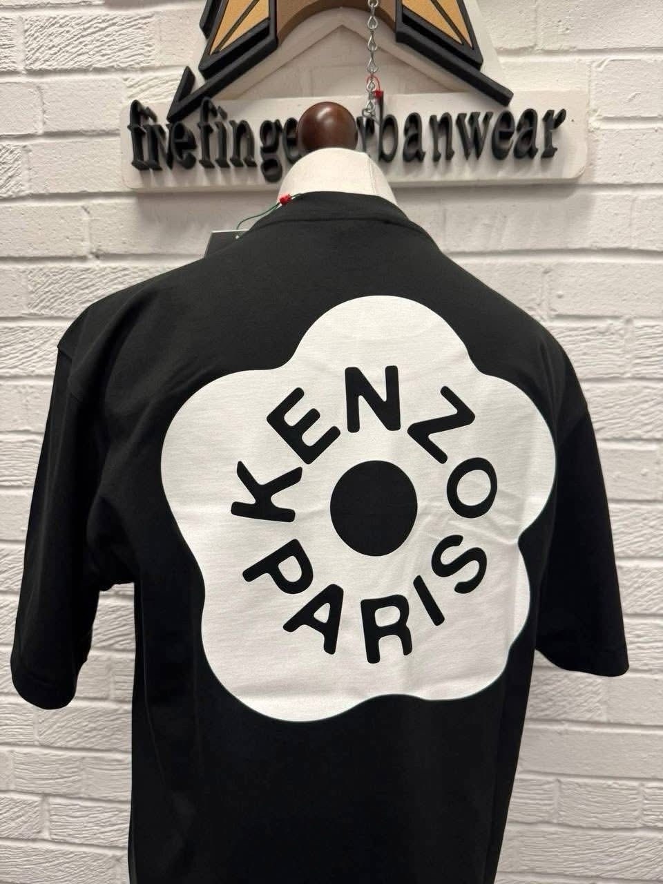 Kenzo Boke Flower 2.0 Logo Reg Fit T-Shirt 5TS409 4SG - Black -Large gallery