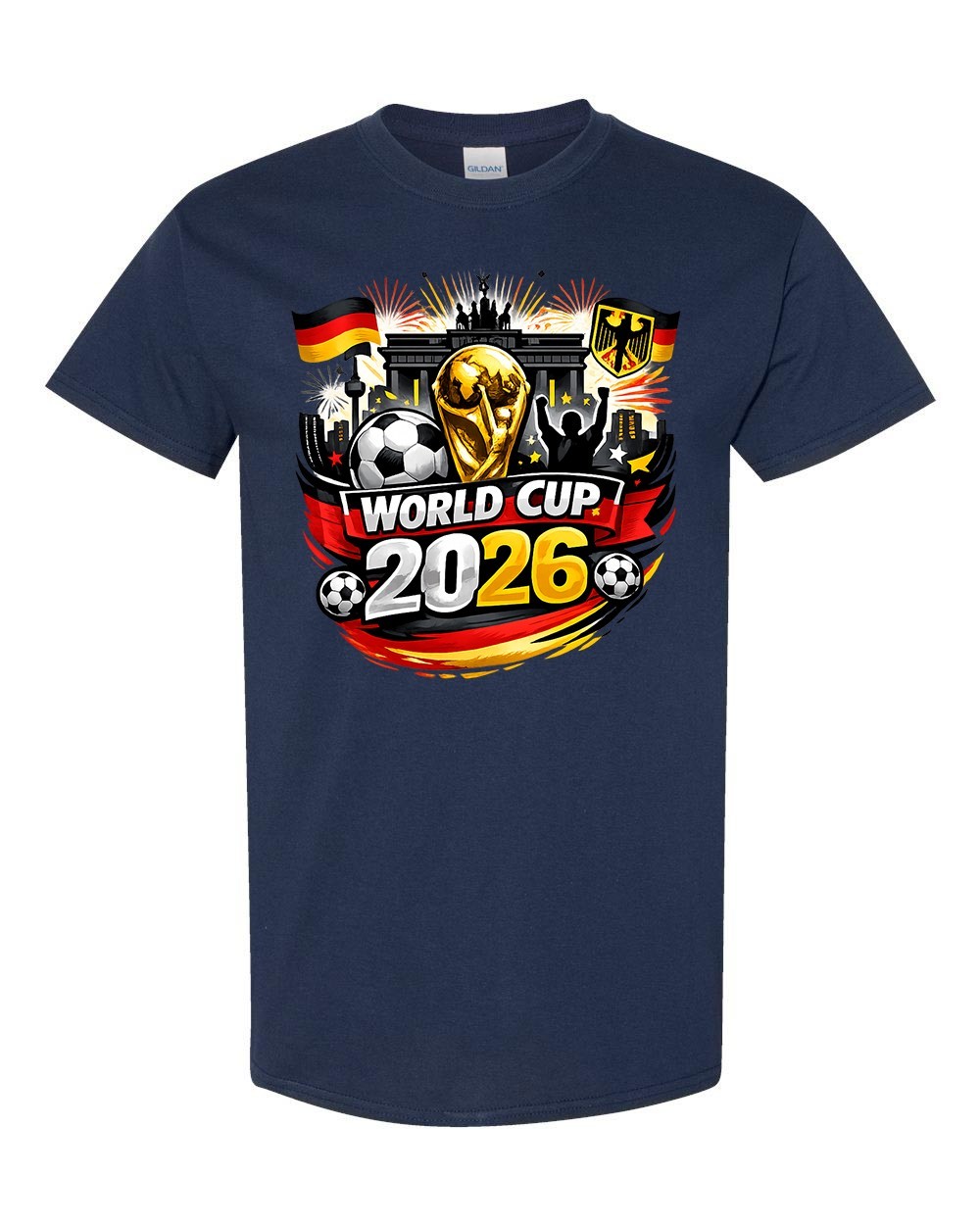 Germany Soccer 2026 World Cup Style Unisex T-Shirt | German Fan Shirt | Football gallery