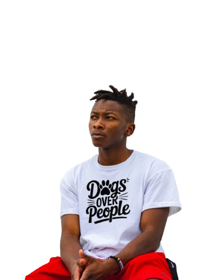 Dogs Over People T-Shirt Funny Dog Lover Tee Pet Owner Gift Cotton Unisex Shirt gallery