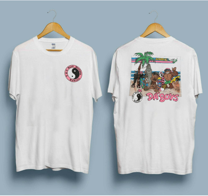 NEW 80s T&C Town & Country Surf Designs Tshirt Made in USA Hawaii Skate 1986 Vtg gallery