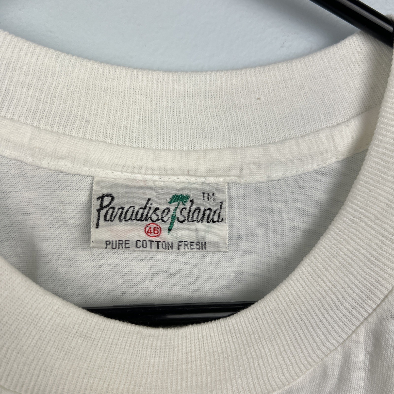 Vintage St Maarten Tshirt Single Stitch Extra Long Length Shell Graphic ￼ gallery