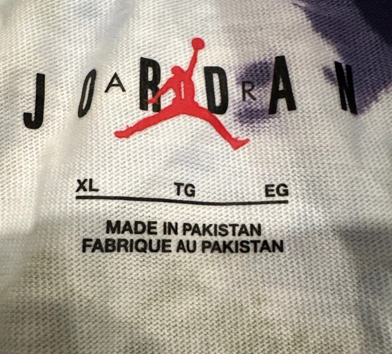 Jordan Brand Sport DNA '85 T-Shirt Mens XL Tie Dye Double-Sided Tee DM1454-366 gallery