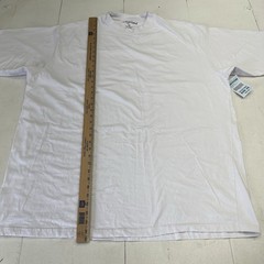 Greystone 100% Cotton Basic White Short Sleeve T Shirt Mens Size 4X Defects