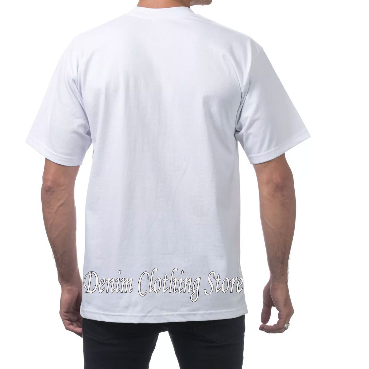 12 PACK PROCLUB PRO CLUB MENS HEAVYWEIGHT WHITE SHORT SLEEVE T SHIRTS COTTON TEE gallery
