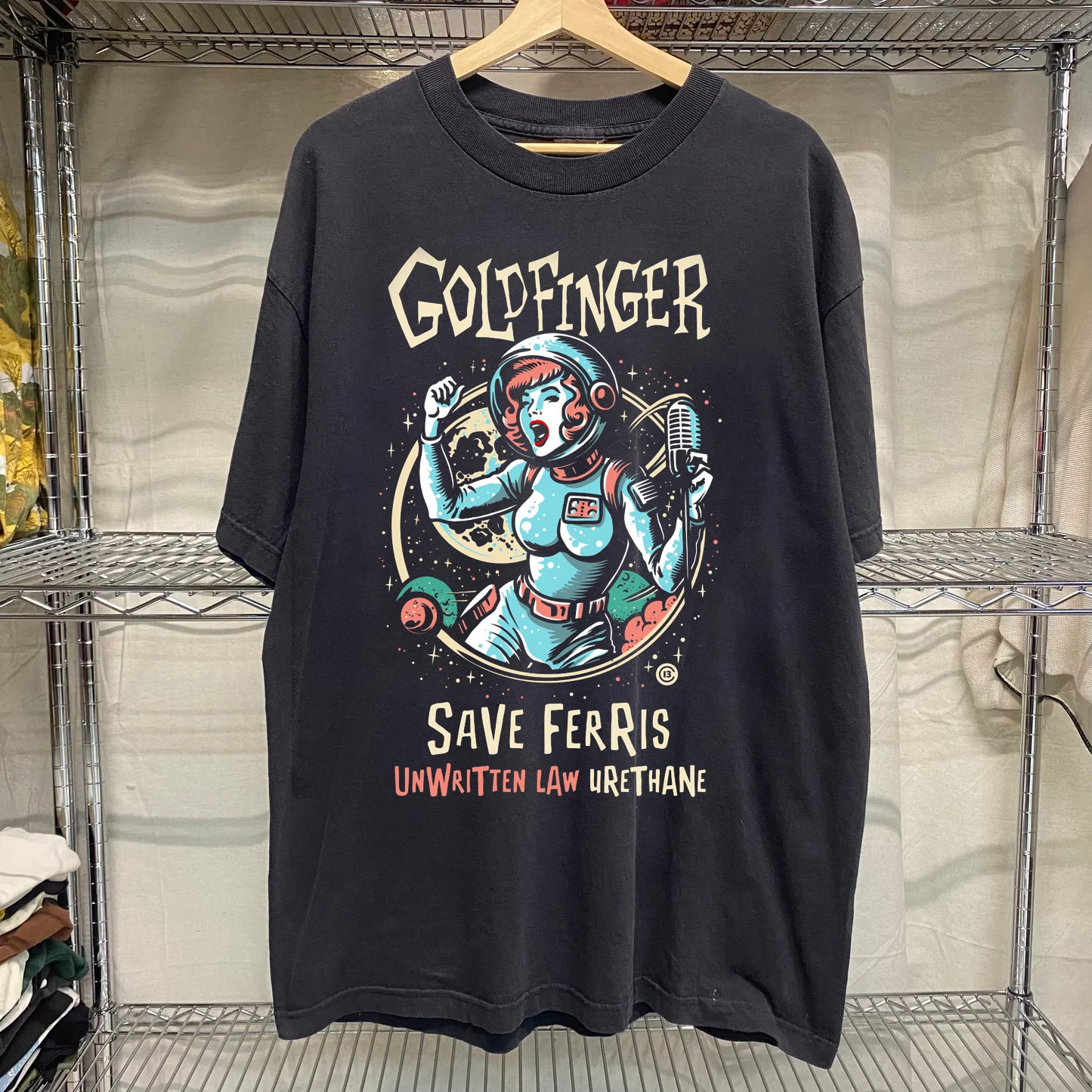 NEW GOLDFINGER Band Tour Concert Heavy Cotton Black All Size T Shirt BL917