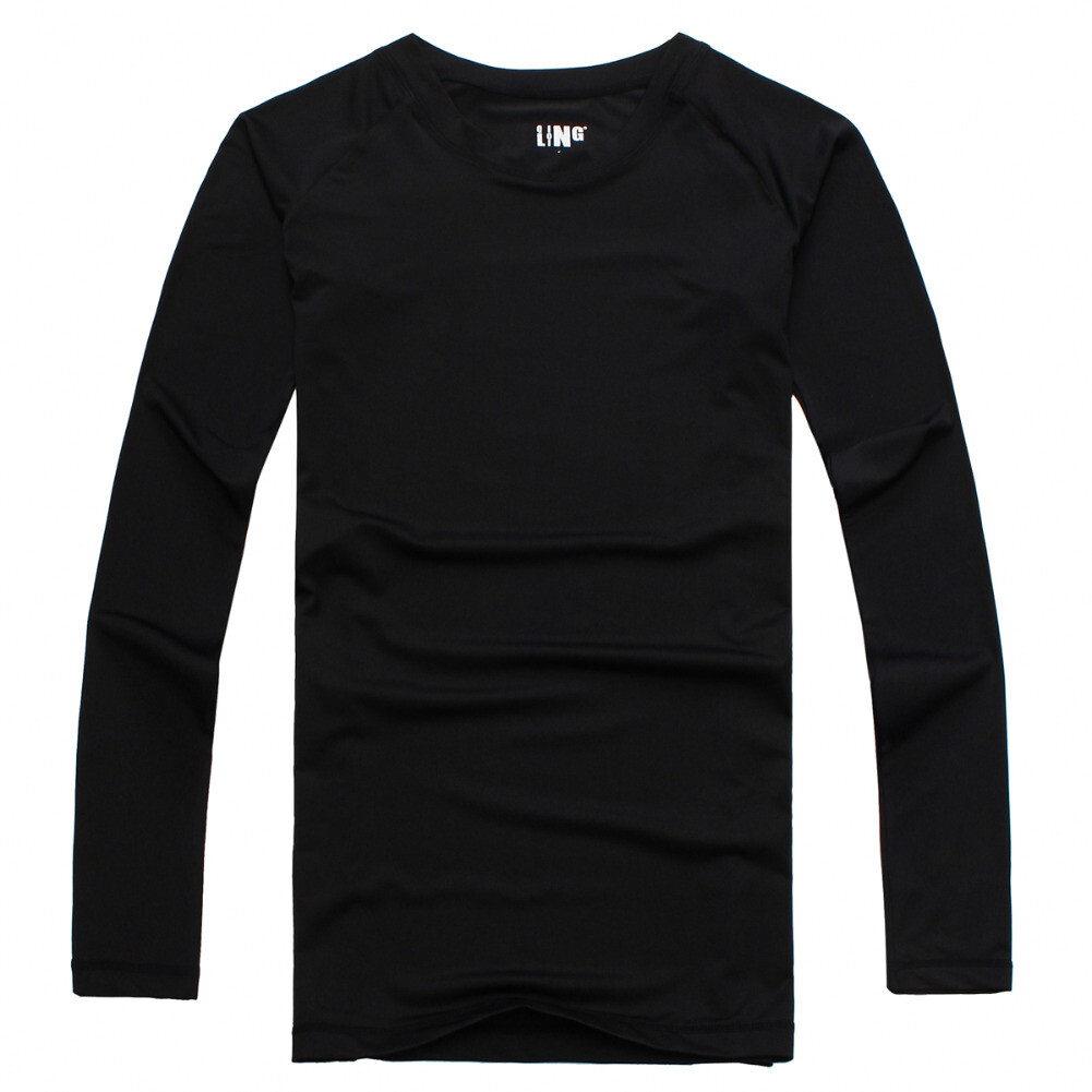 Men's Compression Shirts Athletic Sleeve Dry Fit Gym Workout Athletic Shorts USA gallery