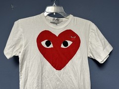 COMME DES GARCONS PLAY RED BIG HEART TEE AZ-T026 WOMEN’S SIZE M
