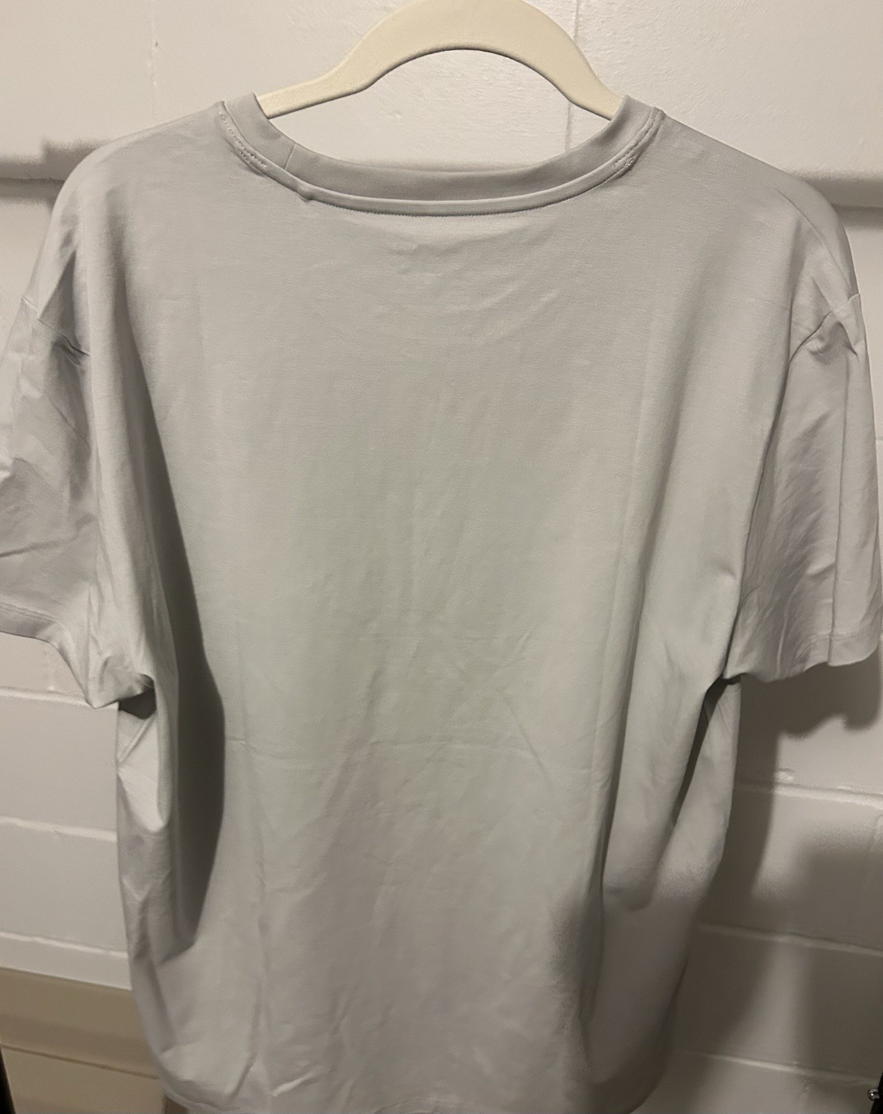 Kenneth Cole Light Gray The Core Edit Collection Men's Crew Neck T-Shirt Size L gallery