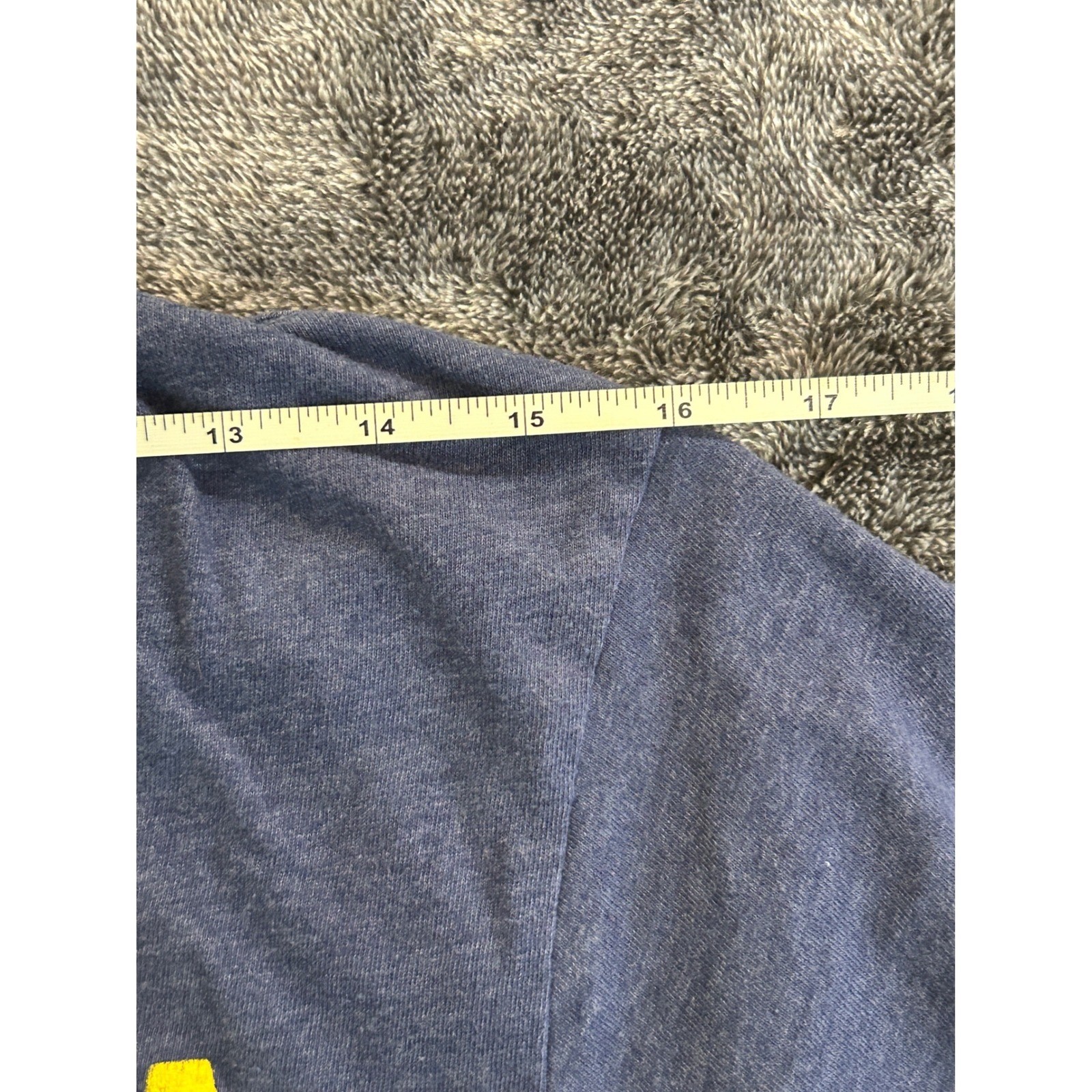 Nirvana Smiley Face Graphic T-Shirt Mens Small Blue Heather Rock Band Tee gallery