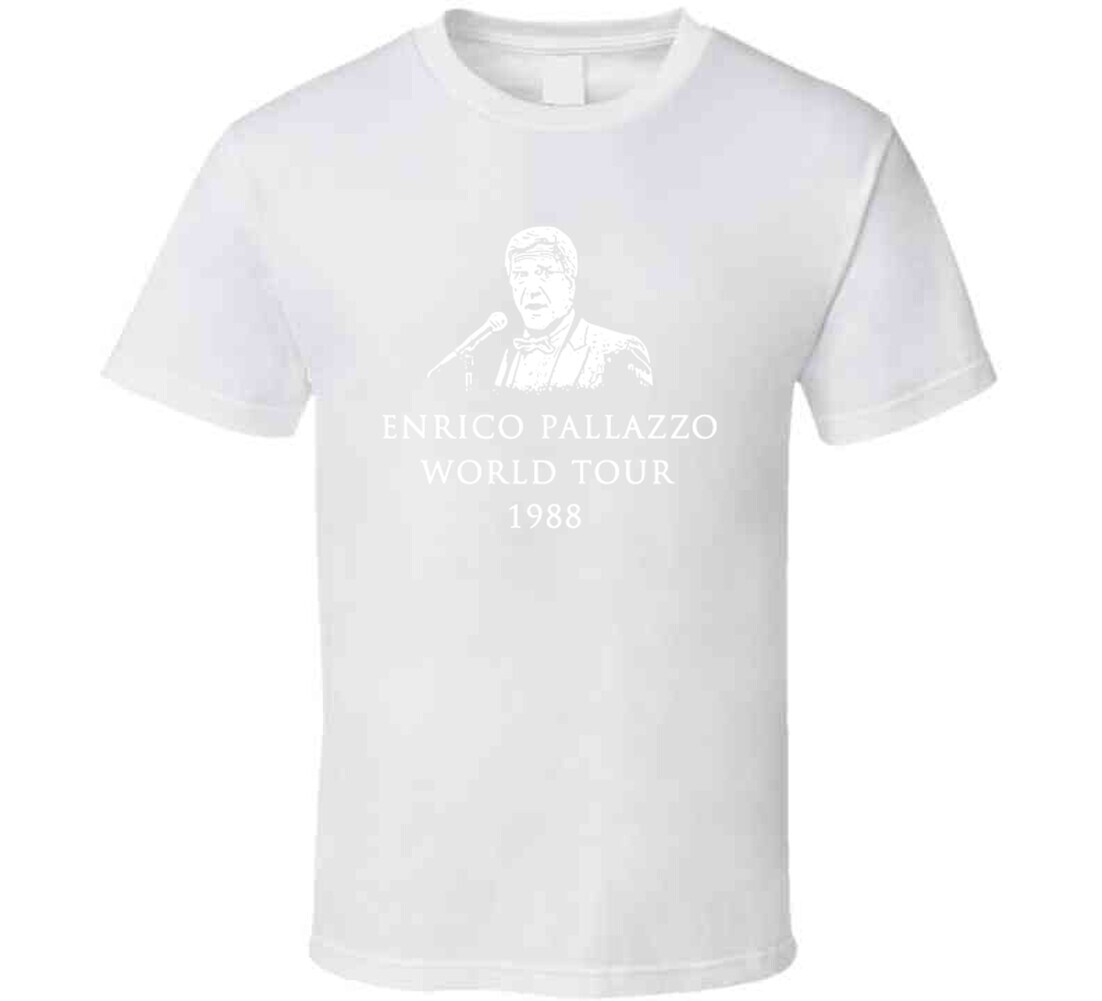 Enrico Palazzo World Tour 1988 Naked Gun Movie T Shirt gallery