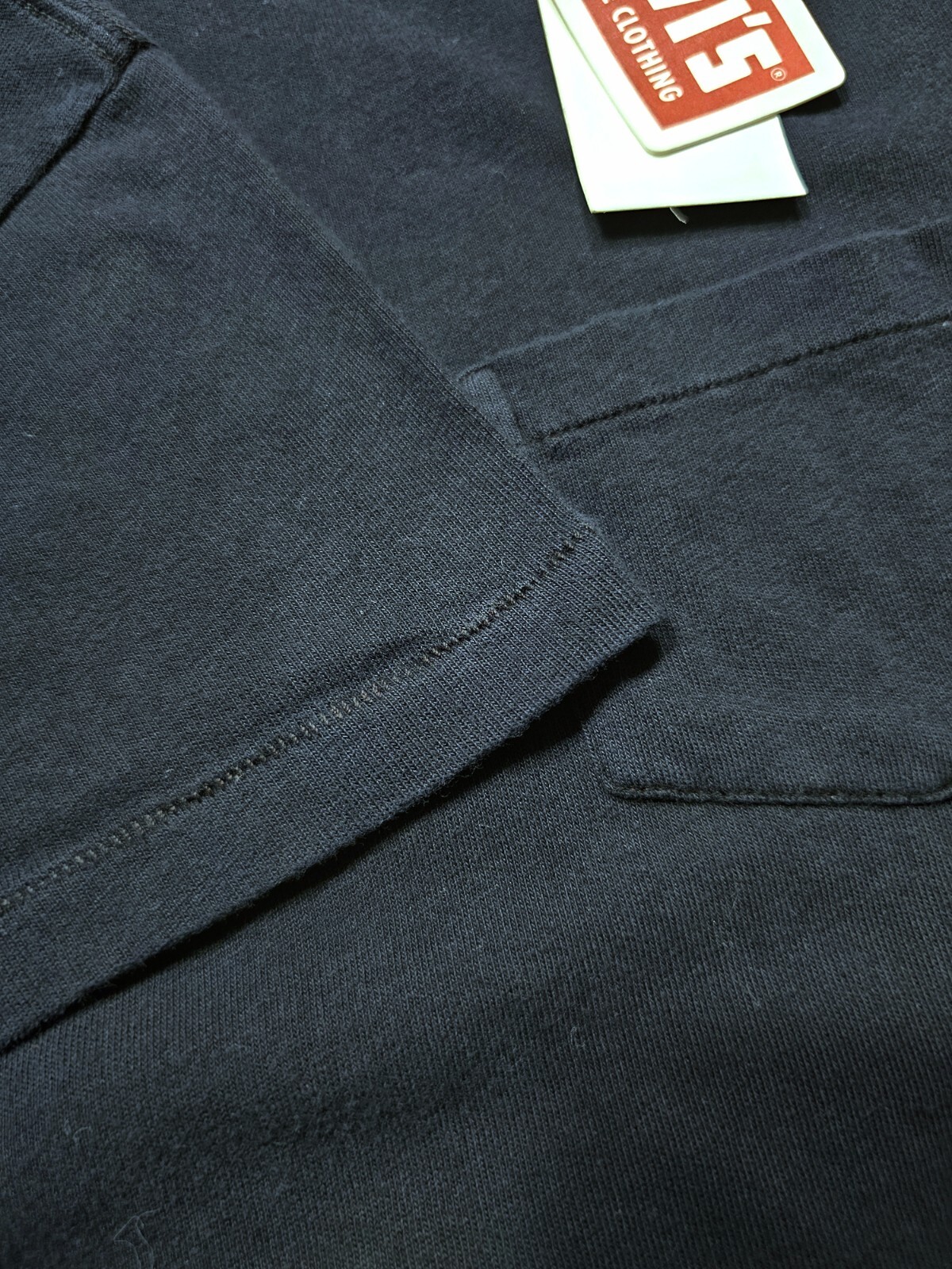 NWT LVC Levi's Vintage Clothing 1950s Sportswear Tee Black XS gallery