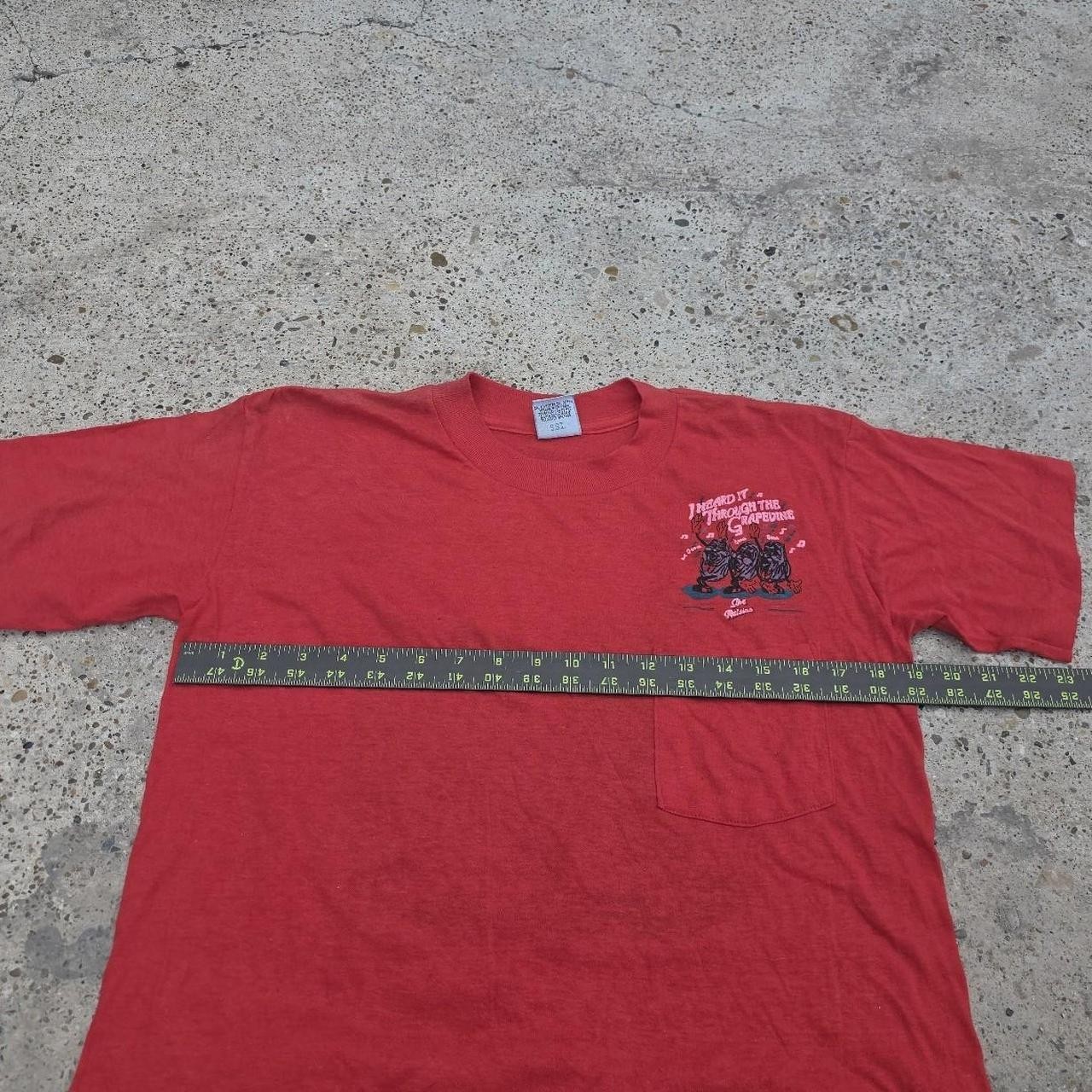 Vintage California Raisins Heard it through Grapevine Single Stitch T Shirt M gallery