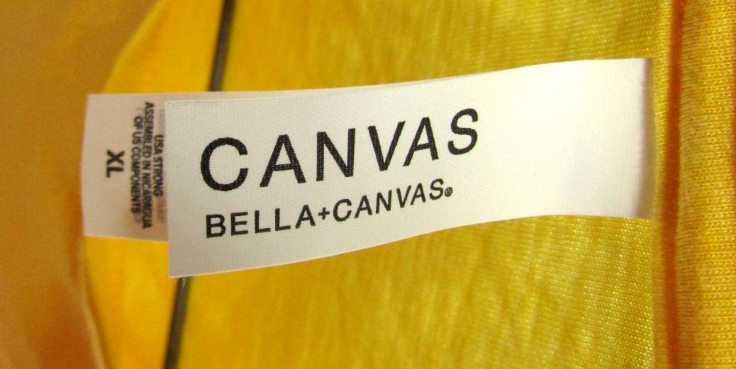 (Qty 12) Bella + Canvas XL Yellow/ Gold Short Sleeve T-Shirts - 50% Poly Blend gallery