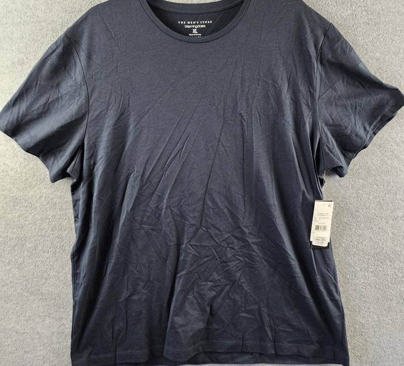 The Men's Store at Bloomingdale's Supima Cotton Tee Men's XL True Navy Pullover gallery