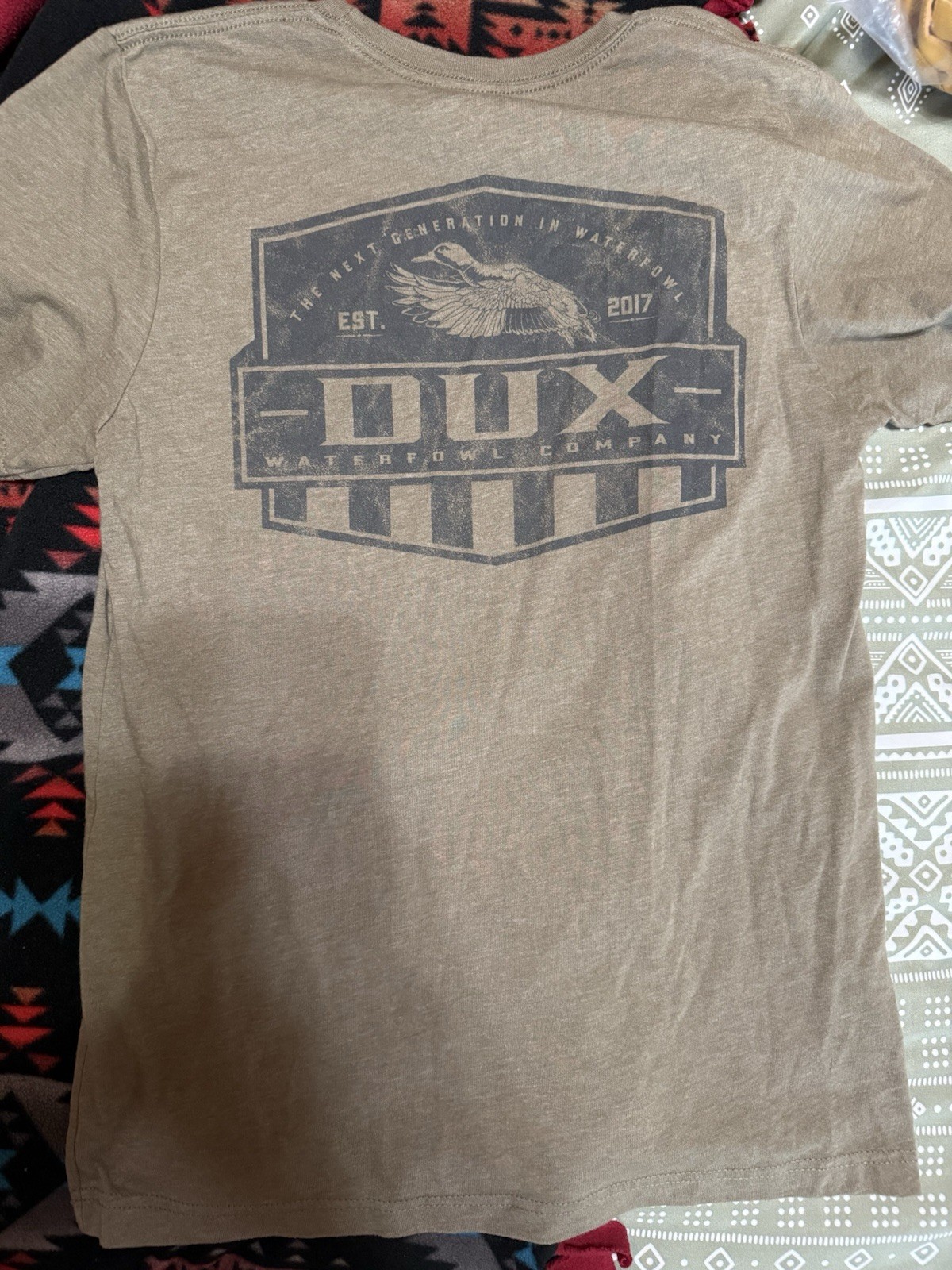 12 DUX Waterfowl Company Men’s Duck Hunting Graphic Tees M Crew Neck Cotton Knit gallery