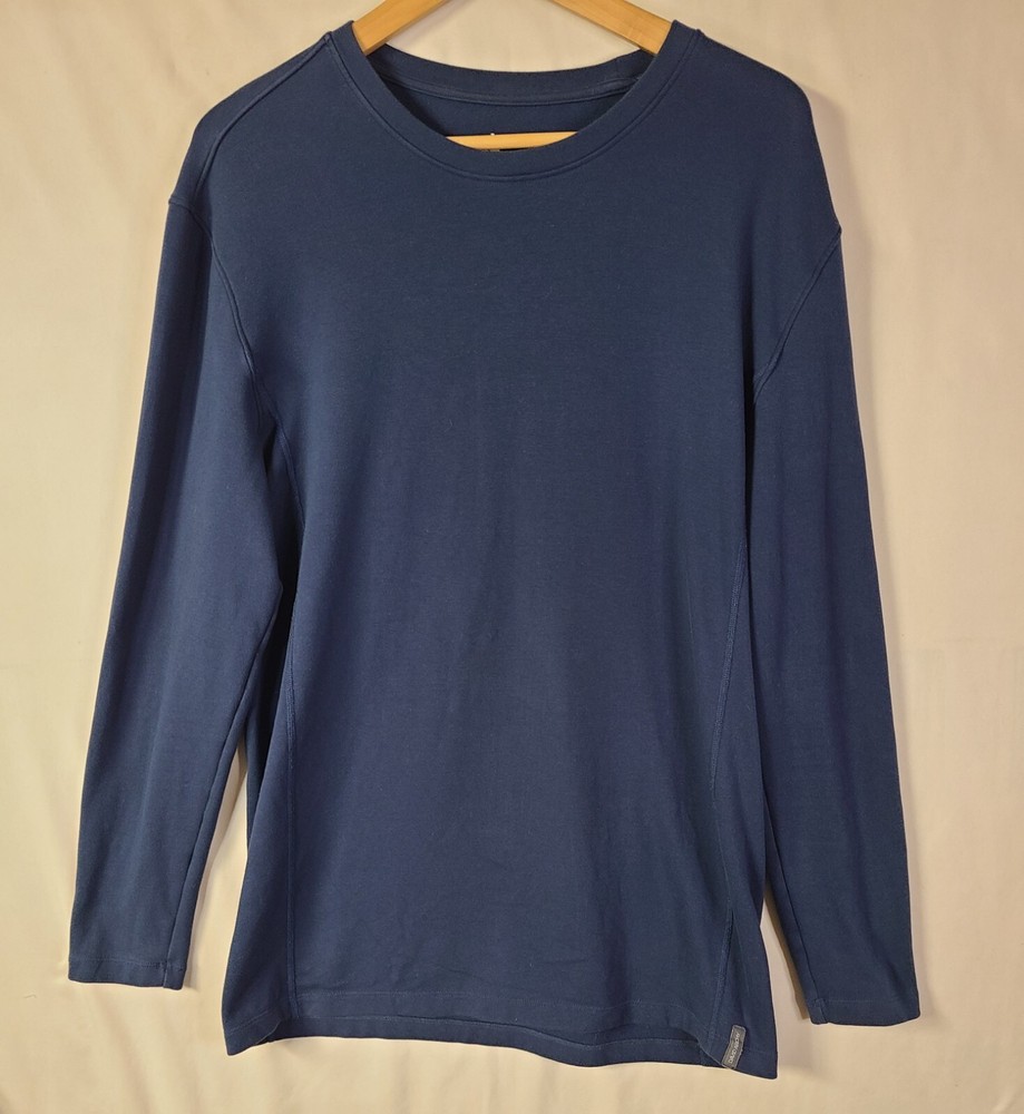 David Archy Men’s Blue Long Sleeve Pullover Top Size L