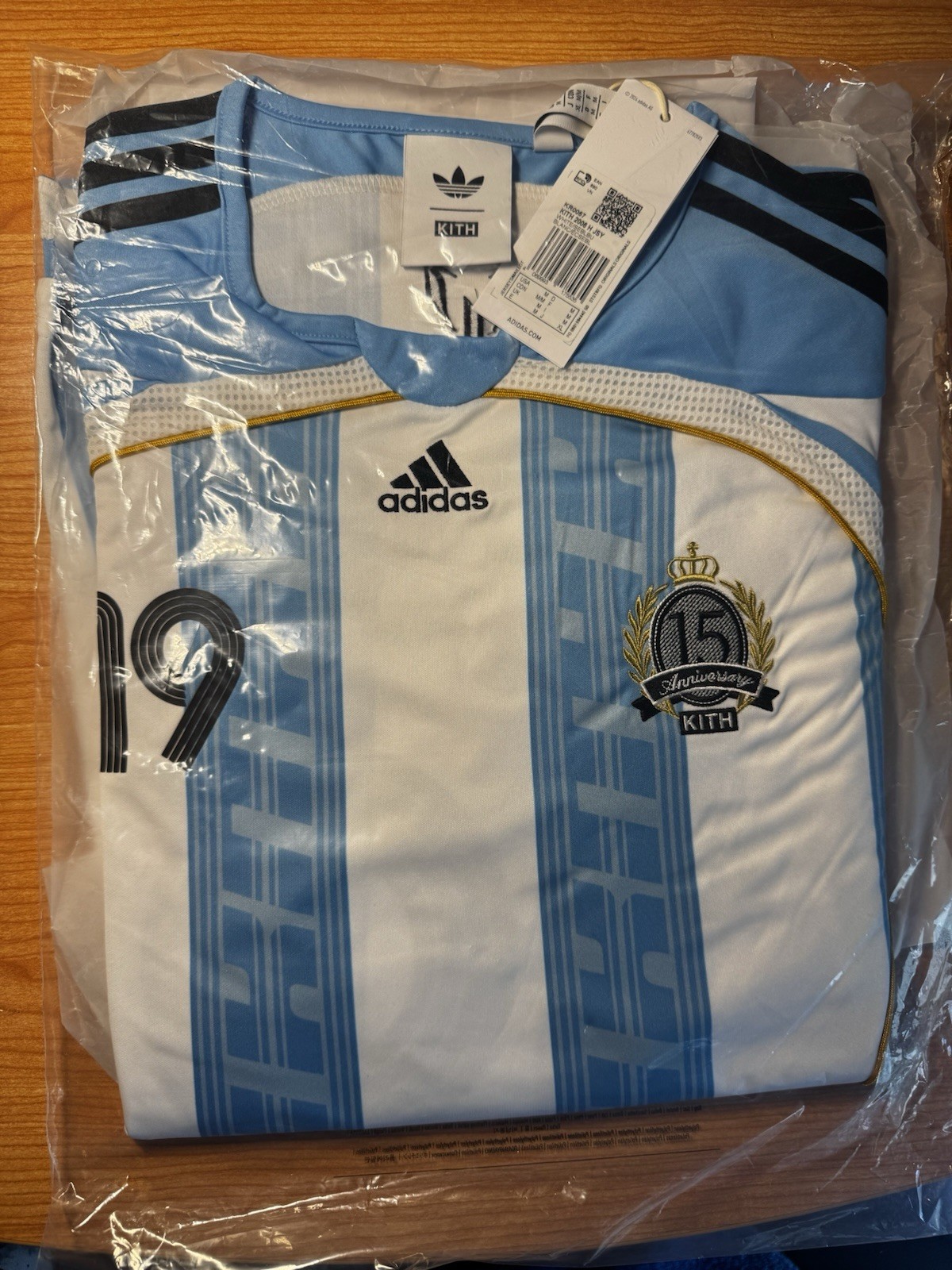 KITH x MESSI Adidas Argentina Football Jersey Size Medium M *IN HAND* BRAND NEW