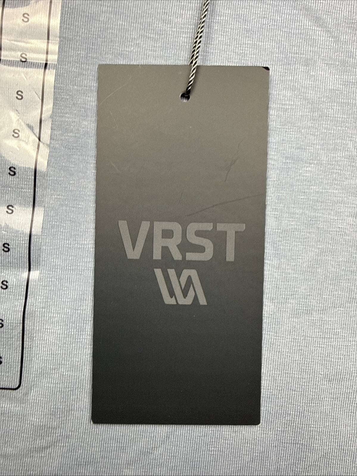 VRST Men's Essential Acid Wash Pocket Tee, Muted Denim, S gallery