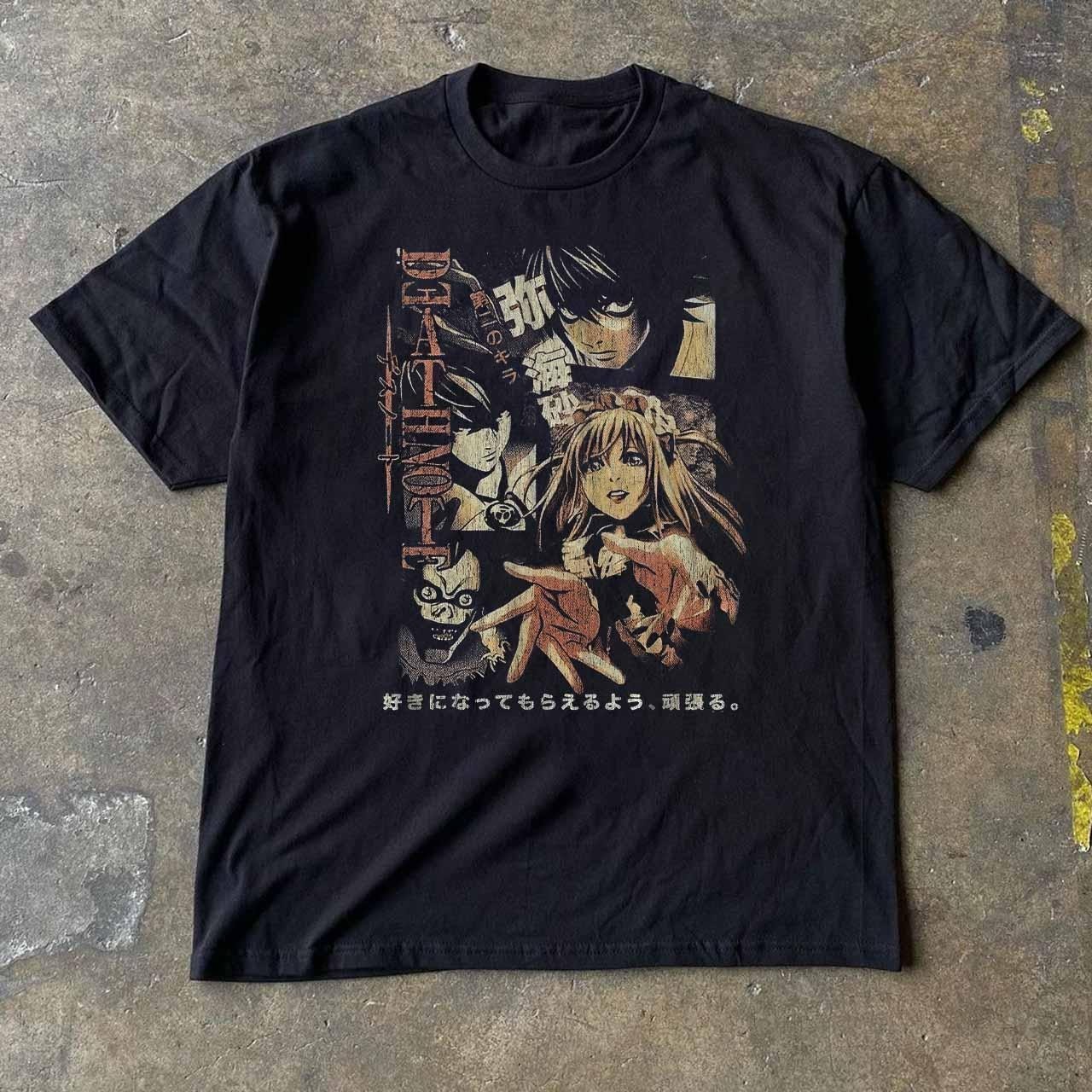 Death-note ainme tshirt, vintage anime tshirt gallery
