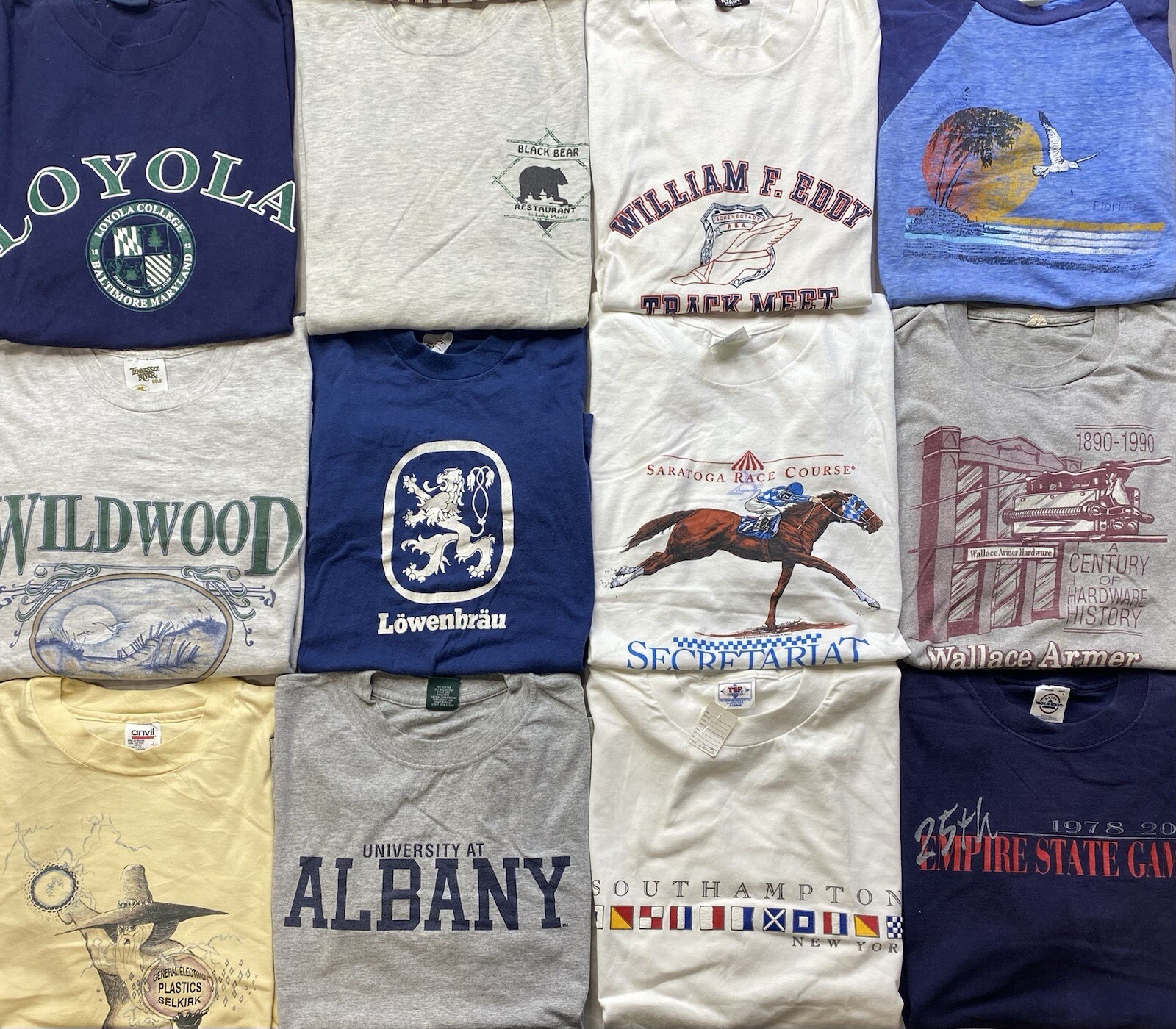 Vintage Graphic shirts Promo Funny Cartoons Sport Destinations Lot Of 20 Mix Szs gallery