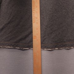 CARBON2COBALT Raw Edge Henley Distressed Grey Buttoned Long Sleeve Men’s size XL