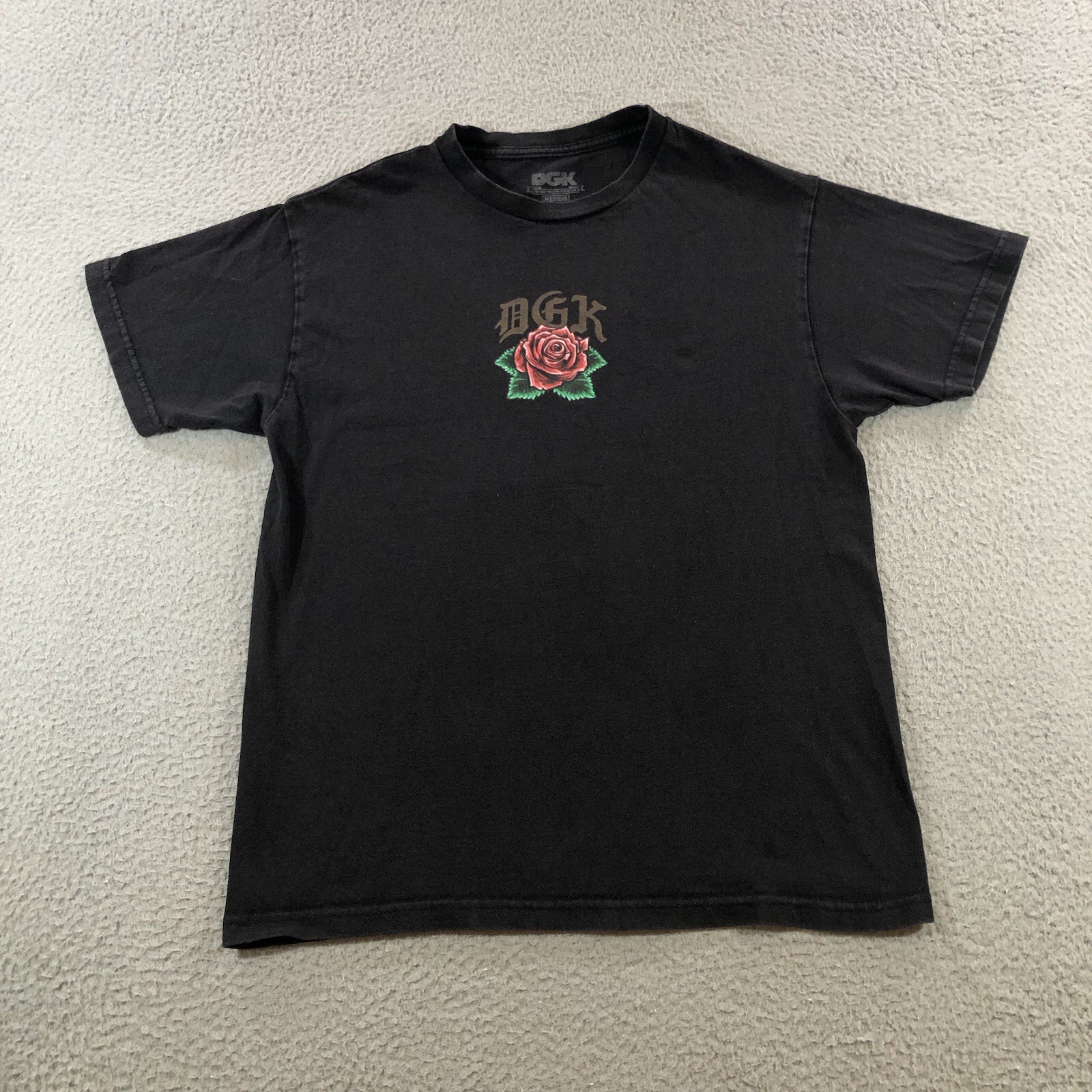 DGK Shirt Mens Medium Black Short Sleeve Mother Mary Graphic Came From Nothing gallery