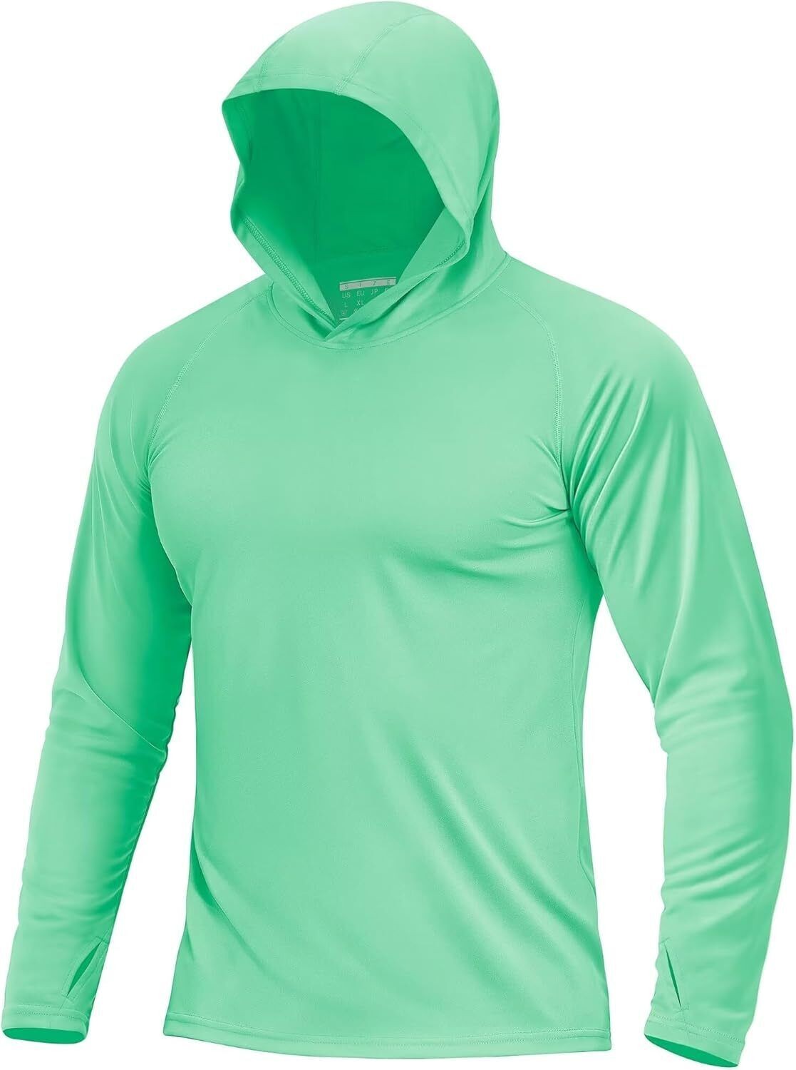 Men's UPF 50+ Sun Protection Hoodie Lightweight Long Sleeve Fishing Hiking Shirt gallery
