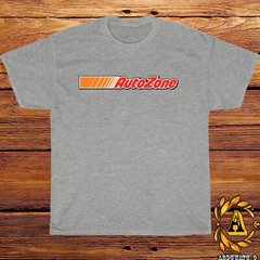 Autozone Logo Black/ Grey/ White/ Navy / Red T-Shirt Size S-5XL