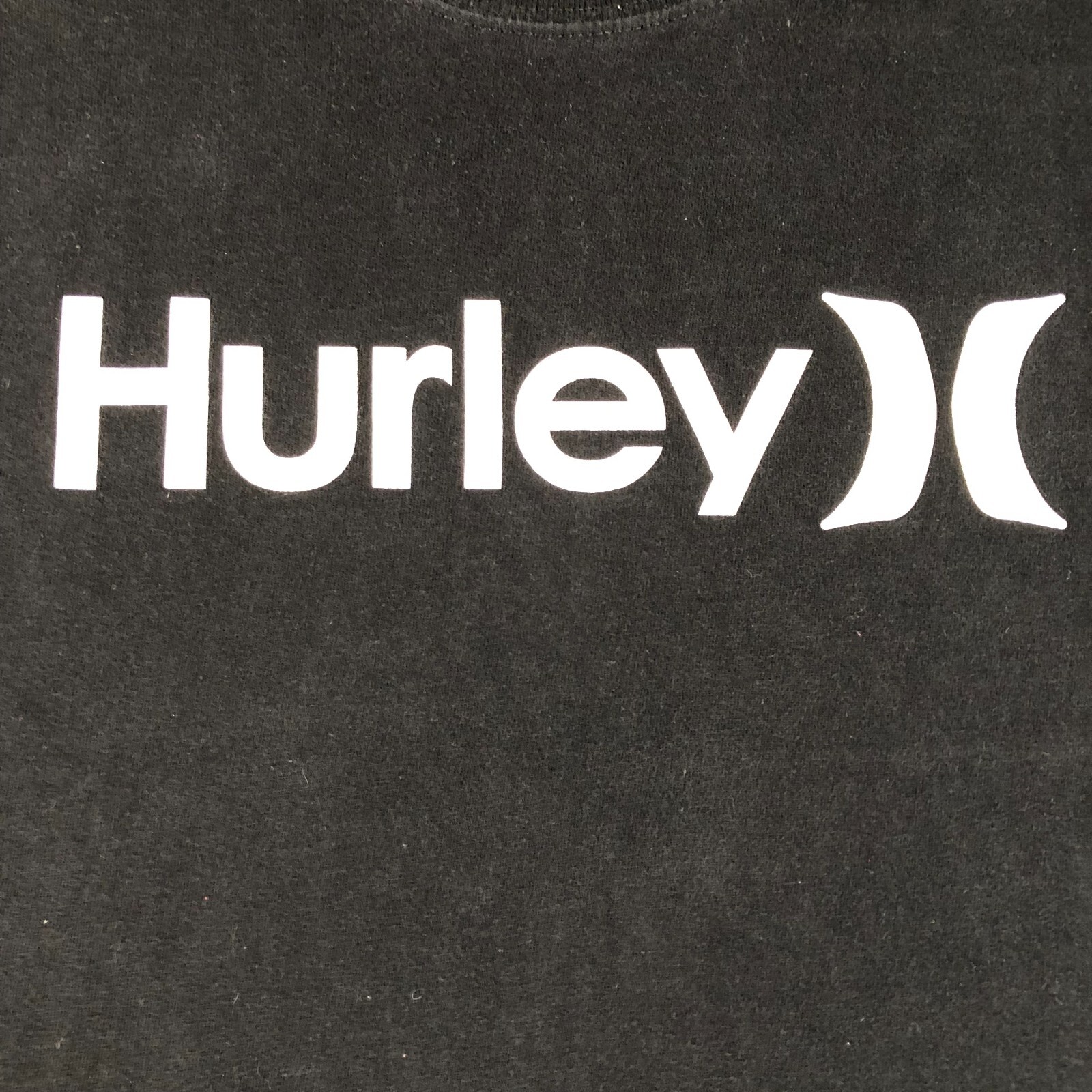 Hurley Shirt Men Extra Large Black Sports Outdoor Crew Neck Skater Surfer Tee gallery