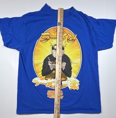 Naruto Shippuden Mens’ Ramen Anime Graphic T-Shirt Adult Size Large Blue