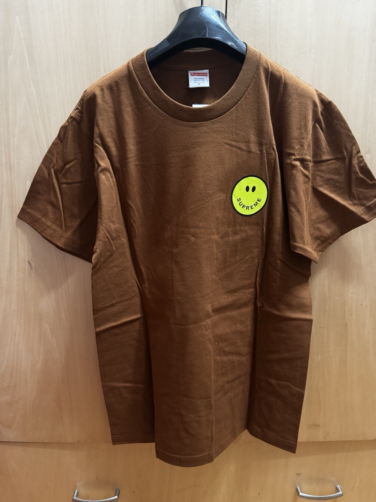 SUPREME WHATEVER TEE Brown SIZE M DEADSTOCK WITH TAG Medium SS16 2016