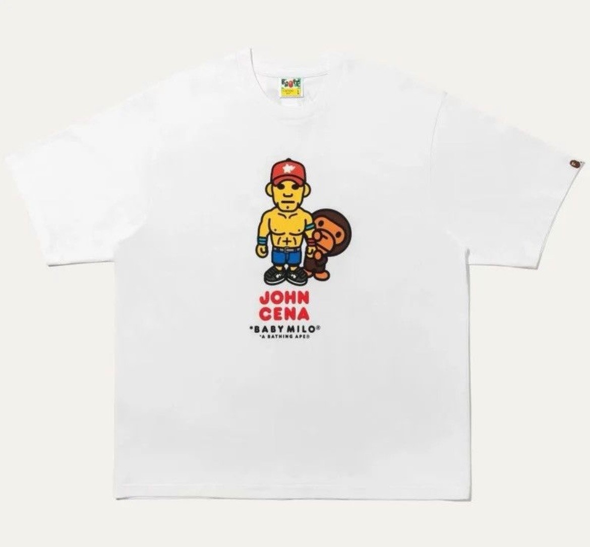 BAPE X WWE JOHN CENA BABY MILO RELAXED FIT TEE gallery
