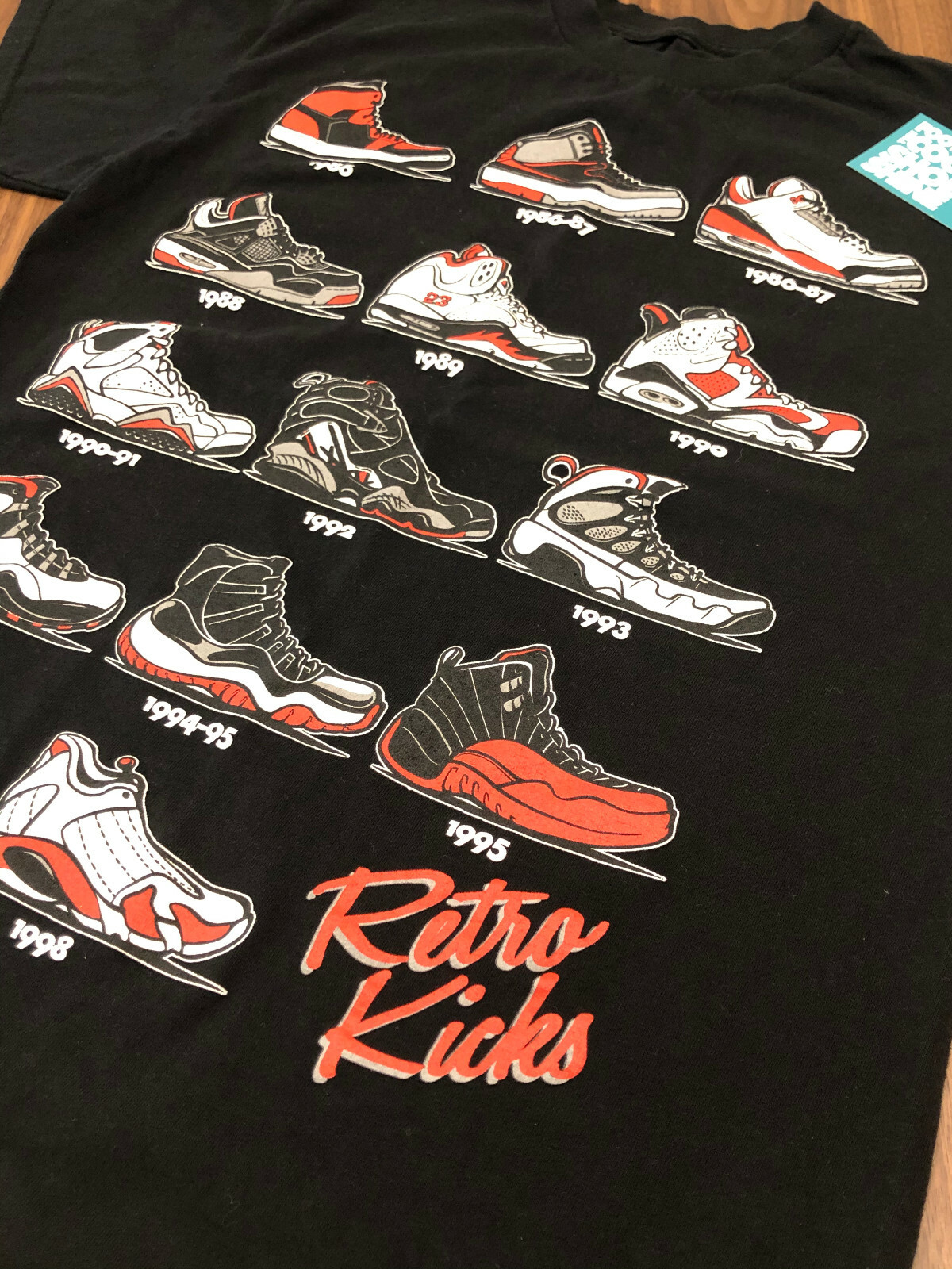 AUTHENTIC CLASSICS AIR JORDAN RETRO KICKS SHIRT 1 2 3 4 5 6 7 8 9 10 11 12 13 14 gallery