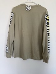 Spongebob Square Pants NEFF Turbo Racer Graphic Long Sleeve Olive Green Shirt Sm